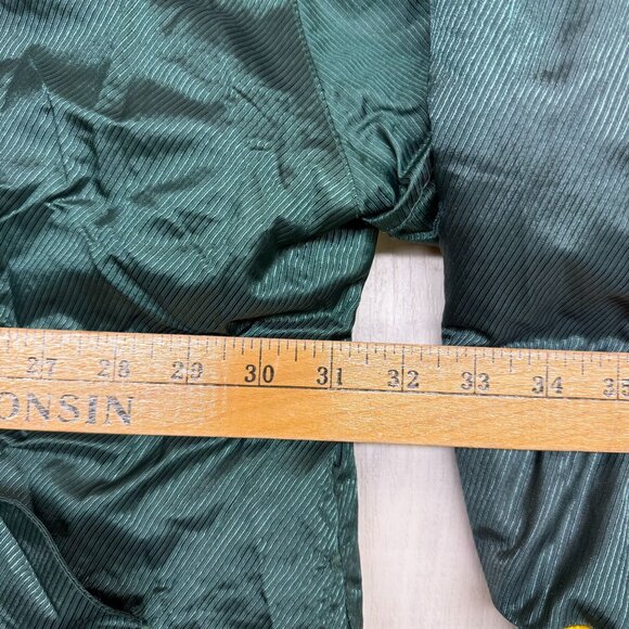 ✅Mens XXL VTG ProPlayer Green Bay Packers Full Zip Quilt Lined Bomber Jacket - Picture 7 of 12